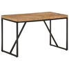 vidaXL Spisebord 120x60x76 cm heltre akasie og mango