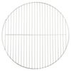 vidaXL Grillrist rund &Oslash;47 cm 304 rustfritt st&aring;l