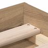 vidaXL Sengeramme uten madrass artisan eik 120x200 cm konstruert tre