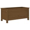 vidaXL Plantekasse honningbrun 82,5x40x39 cm heltre furu