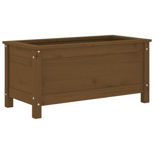 vidaXL Plantekasse honningbrun 82,5x40x39 cm heltre furu