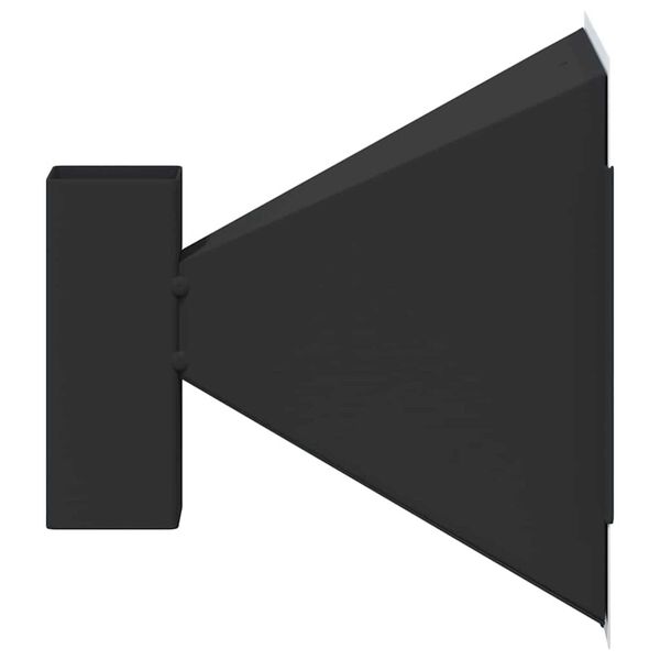 vidaXL Kulefanger Svart 17 x 17 cm Stål