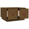 vidaXL Salongbord honningbrun 60x53x35 cm heltre furu