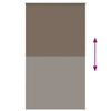 vidaXL Rullegardin lystette 125x230 cm stoff bredde 121,6 cm polyester