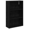 vidaXL Baderom veggskap Svart Eik 40 x 16 x 62,5 cm Konstruert tre