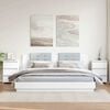 vidaXL Nattbord 2 stk hvit 40x35x62,5 cm konstruert tre