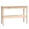 vidaXL Konsollbord 110x40x75 cm heltre furu