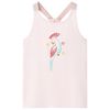 vidaXL Singlet for barn myk rosa 116