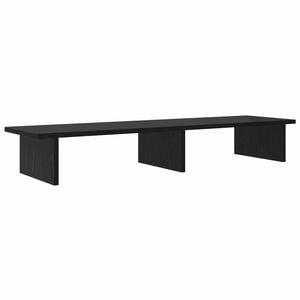 vidaXL Skjerm Stativ Svart eik 100 x 27 x 15 cm Konstruert tre