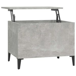 vidaXL Salongbord betonggr&aring; 60x44,5x45 cm konstruert tre
