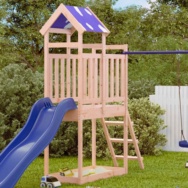 vidaXL Leket&aring;rn Brun 52,5 x 110,5 x 215 cm Massiv douglasgran