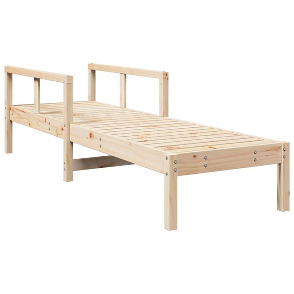 vidaXL Solseng 199,5x62x55 cm heltre furu