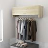 vidaXL Garderobe sonoma eik 100x32,5x35 cm konstruert tre