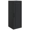 vidaXL Vegghengt skap Svart 33 x 34,5 x 90 cm Konstruert tre