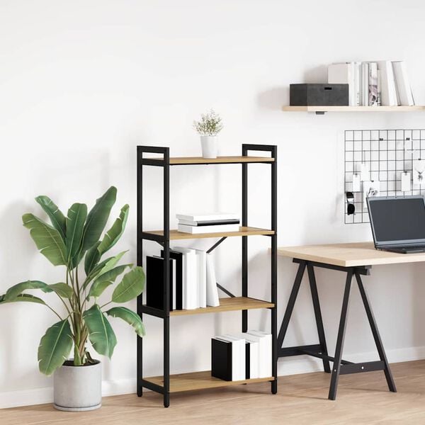 vidaXL Bokhylle Artisan Eik 60 x 30 x 120 cm Konstruert tre