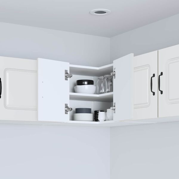 vidaXL Kj&oslash;kkenskap Kalmar Hvit 57 x 57 x 40 cm Konstruert tre