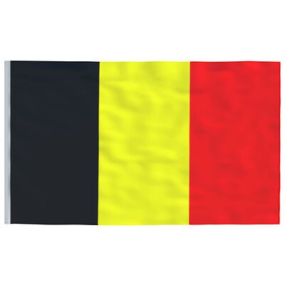 vidaXL Belgisk flagg 90x150 cm