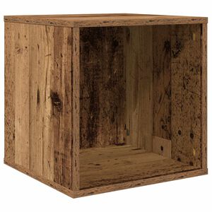 vidaXL Vinylalbum Boks Gammelt tre 37 x 36,5 x 38 cm Konstruert tre