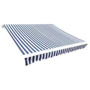 vidaXL Reserveduk til markise Gr&oslash;nn og hvit 280 x 245 cm Polyester