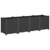 vidaXL Plantekasse svart 160x40x53 cm PP