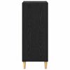 vidaXL Serviesskap Svart Eik 57 x 35 x 89,5 cm Konstruert tre