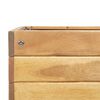 vidaXL Hevet plantekasse 78,5x58,5x78,5 cm heltre akasie