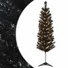 vidaXL Kunstig Slankt Jule Tre 150 cm 150 LED-lys Varmhvit