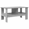 vidaXL Kaffebord Gr&aring; Sonoma 90 x 50 x 45 cm Konstruert tre