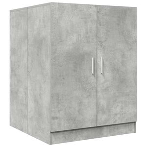 vidaXL Vaskemaskinskap betonggr&aring; 70,5x71,5x91,5 cm