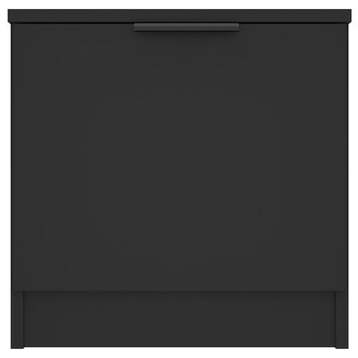 vidaXL Nattbord 2 stk svart 40x39x40 cm