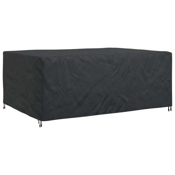vidaXL M&oslash;belbeskyttelse Ensfarget Svart 280 x 204 x 106 cm 420D