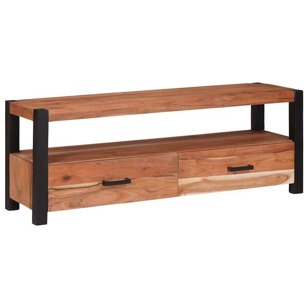 vidaXL Medieoppbevaringsskap og -hyller Brun 110 x 30 x 40 cm