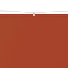vidaXL Vertikal markise terrakotta 140x360 cm oxfordstoff