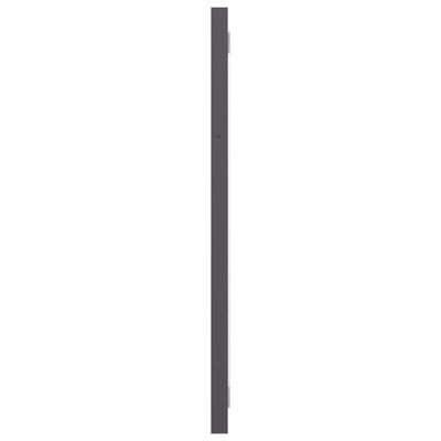 vidaXL Baderomsspeil høyglans grå 100x1,5x37 cm sponplate