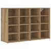 vidaXL Sko Skap med hylle Artisan Eik 103 x 30 x 67 cm Konstruert tre