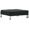 vidaXL Bordduk 62 x 62 x 15 cm Torget Vanntett Svart