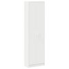 vidaXL Garderobeskap med hylle Hvit 55 x 25 x 189 cm Konstruert tre