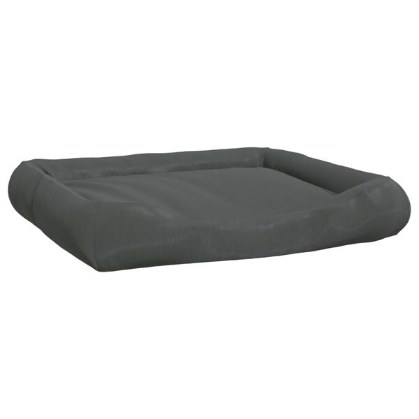 vidaXL Hundesofa med puter m&oslash;rkegr&aring; 135x110x23 cm oxford-stoff