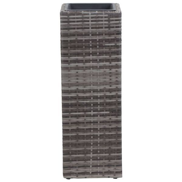 vidaXL H&oslash;ybed 28x28x80 cm polyrotting gr&aring;