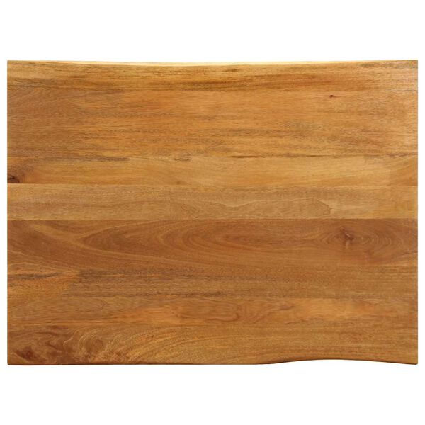 vidaXL Bordplate 100x80x3,8 cm naturlig kant heltre mango