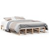 vidaXL Sengeramme uten madrass 120x200 cm heltre furu