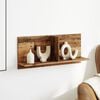 vidaXL Veggskap 70x16,5x30 cm gammelt tre konstruert tre