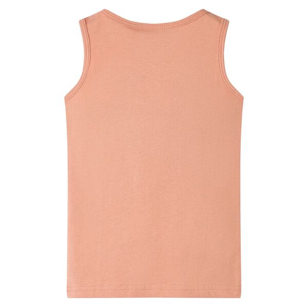 Singlet for barn lyseoransje 128