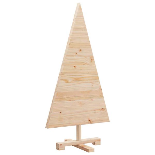 vidaXL Juletre med stativ Naturlig 90 cm Heltre furu