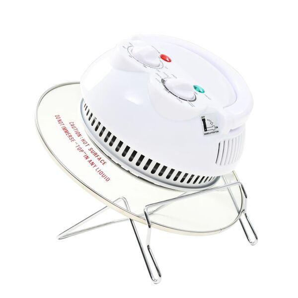 vidaXL Halogen konveksjonsovn med forlengelsesring 800 W 10 L