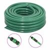 vidaXL Hageslange med monteringssett gr&oslash;nn 0,75" 30 m PVC