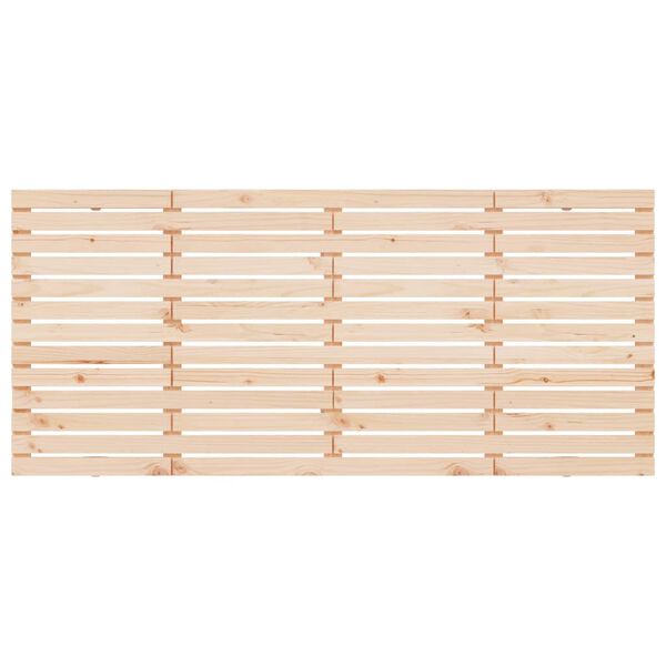 vidaXL Veggmontert hodegavl 186x3x91,5 cm heltre furu