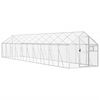 vidaXL Fuglehus s&oslash;lv 1,79x10x1,85 m aluminium