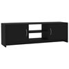 vidaXL TV-benk svart 120x30x37,5 cm konstruert tre