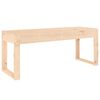 vidaXL Hagebenk 110x38x45 cm heltre furu
